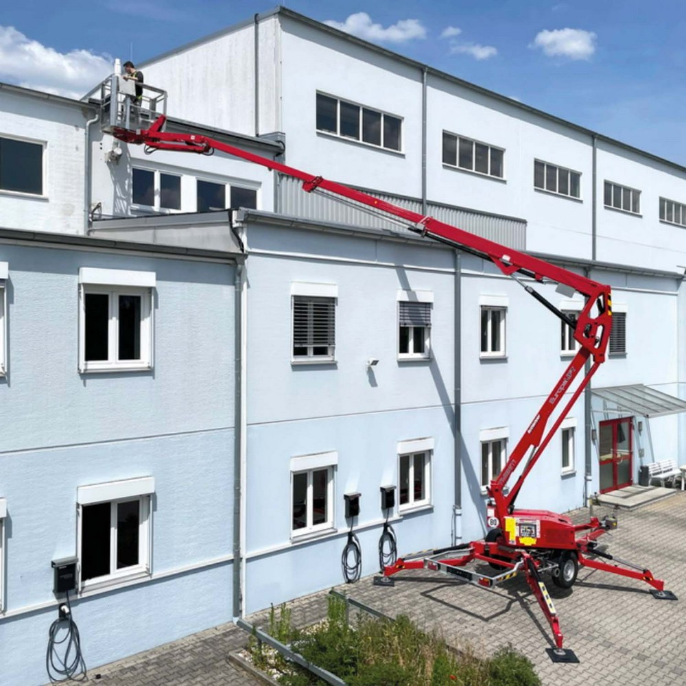 18m Gelenk- Teleskop-Anhängerarbeitsbühne elektro/benzin – Vorschau 2