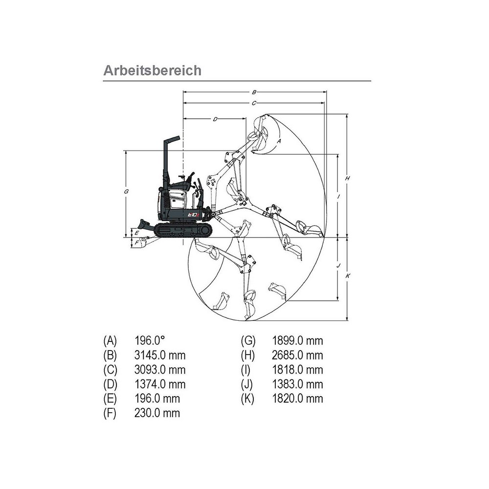 1t Minibagger – Vorschau 3