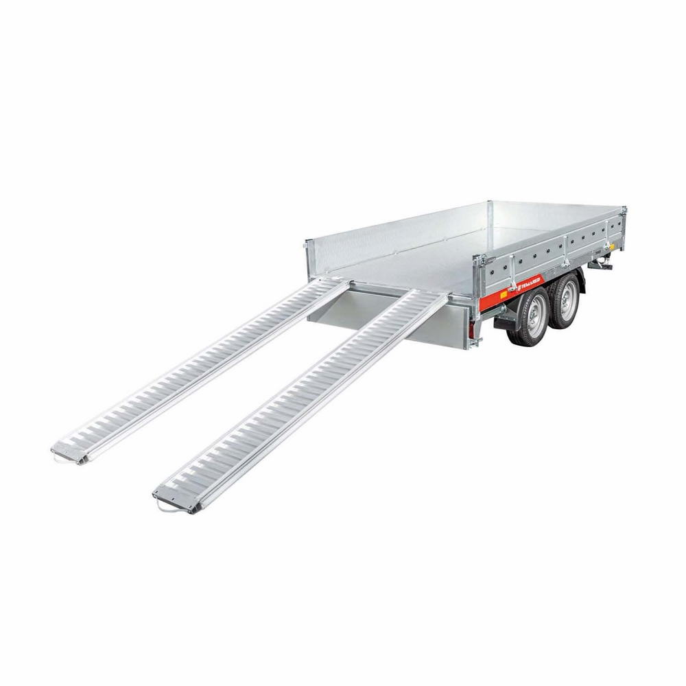 1500 kg Rückwärtskippanhänger & Laubgitter – Vorschau 2